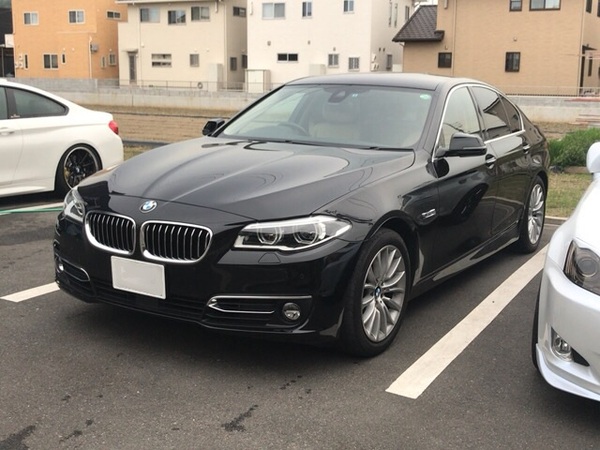 BMW5シリーズにカーフィルム施工です。岡山市からのお客様です。